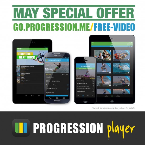 May special offer - free kitesurfing video